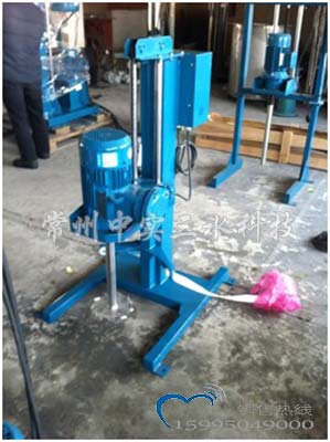 手搖齒條升降式分散機(jī)